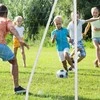 Relaxdays Dideli futbolo vartai su taikinių siena