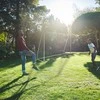 Relaxdays Dideli futbolo vartai su taikinių siena