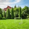 Relaxdays Futbolo vartai, 96x124x61 cm, balti