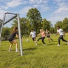 Relaxdays Plieniniai futbolo vartai