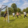 Relaxdays Plieniniai futbolo vartai