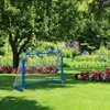 Relaxdays 2 mėlynų futbolo vartų rinkinys