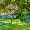 Relaxdays 2 mėlynų futbolo vartų rinkinys