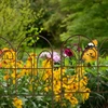 Relaxdays Bronzinis metalinis gėlyno apvadas, 4 vnt. rinkinys