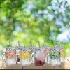 Relaxdays Gėrimų stiklinės rinkinys, 8 dalys, permatomas