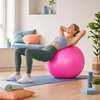 Relaxdays Gimnastikos kamuolys su pompa, PVC