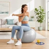 Relaxdays Gimnastikos kamuolys su pompa, PVC