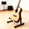 Relaxdays Gitara stovas, sulankstomas, juodas
