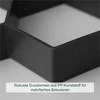 Relaxdays Grindinio forma, 2 vnt., 4.5x30x30 cm, juoda, plastikas