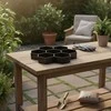 Relaxdays Grindinio forma, 2 vnt., 4.5x30x30 cm, juoda, plastikas