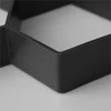 Relaxdays Grindinio forma, 2 vnt., 4.5x30x30 cm, juoda, plastikas
