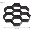 Relaxdays Grindinio forma, 2 vnt., 4.5x30x30 cm, juoda, plastikas