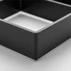 Relaxdays Grindinio forma 4x45x40 cm juoda, plastikas