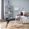 Relaxdays Pastatomas šviestuvas su medžiaginiu gaubtu