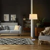 Relaxdays Pastatomas šviestuvas su medžiaginiu gaubtu