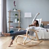 Relaxdays Pastatomas šviestuvas su medžiaginiu gaubtu