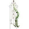 Relaxdays Grotelės 116x35 cm Rudos Metalo