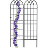 Relaxdays Grotelinis skydas, metalas, 51x1.5x183 cm, juoda