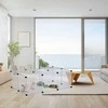 Relaxdays Gyvūnų žaidimų aptvaras, 37x110x75 cm, permatomas juodas baltas, geležis plastikas