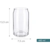 Gertuvė Relaxdays 480 ml didelė aukšta stiklinė