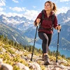 Relaxdays Ištraukiamos žygio lazdos, 2 vnt. komplektas, aliuminis