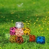 Relaxdays Jongliravimo kamuoliukų rinkinys, 24 vnt., 5 cm, spalvotas gyvūnų raštas