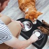 Kodustaar Kačių kilimėlis kraiko dėžutei ir maisto dubenėliams