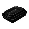 Relaxdays Kepimo indų rinkinys, 22.5x13.5x4.5 cm, 28x17x5.5 cm, 33x20x6 cm, juoda