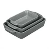 Relaxdays Kepimo indų rinkinys, 22.5x13.5x4.5 cm, 28x17x5.5 cm, 33x20x6 cm, pilka