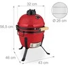 Relaxdays Keraminis Kamado kepsninė