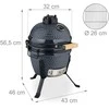 Relaxdays Keraminė „Kamado“ kepsninė