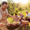 Relaxdays Didelė katilo tipo BBQ kepsninė ant ratukų
