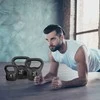 Relaxdays Kettlebell, smėlis, 21x18x14.5 cm, juoda