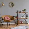 Relaxdays Knygų lentyna, 102x90x33.5 cm, Ruda, Juoda