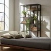 Relaxdays Knygų spinta, 159,5x60x24 cm, Ruda, Juoda