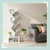 Relaxdays Knygų spinta 6 aukštų Medis 6 lentynos MDF saugojimas