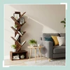 Relaxdays Knygų spinta 6 lentynų medžio dizaino laikymo skyrius MDF