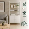 Relaxdays Knygų lentyna su spintelė