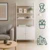 Relaxdays Knygų lentyna su spintelė