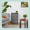 Relaxdays Komoda, 65x43x33 cm, Juoda