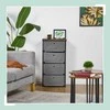 Relaxdays Komoda, 65x43x33 cm, Juoda