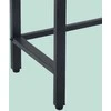 Relaxdays Konsolinis stalas, 75x75x24 cm, Rudas, Juodas