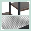 Relaxdays Konsolinis stalas, 75x80x22 cm, Juodai rudas