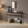 Relaxdays Konsolinis stalas, 80x120x20 cm, rudas