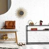 Relaxdays Konsolinis staliukas, stiklas, 70x110x30 cm, juodas