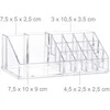 Relaxdays Kosmetikos organizatorius, 29x23,5x14 cm, skaidrus