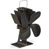 Relaxdays Krosnies ventiliatorius, 21x19x12 cm, juoda