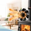 Relaxdays Krosnies ventiliatorius be elektros, 8 menčių, su dūmtraukio temperatūros matuokliu