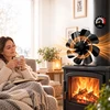 Relaxdays Krosnies ventiliatorius be elektros, 8 menčių, su dūmtraukio temperatūros matuokliu