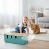 Relaxdays Kabelių laikymo dėžė su mediniu dangčiu